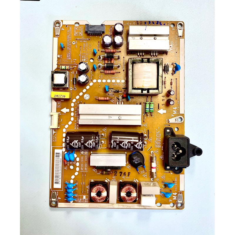 แผงบอร์ดจ่ายไฟ บอร์ดซัพพลายทีวี LG รุ่น32LF560D