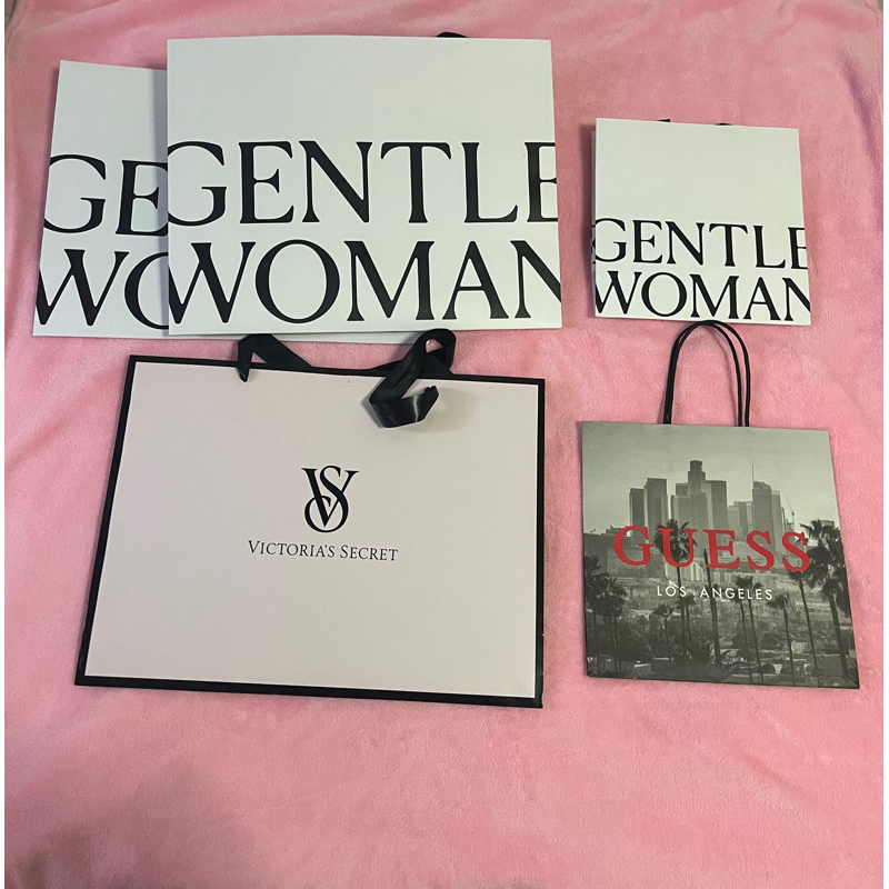 ถุงกระดาษ gentel monster guess victoria’s secret