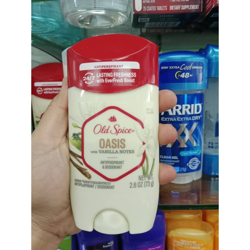 Old Spice Oasis with Vanilla Notes Antiperspirant Deodorant 73g.