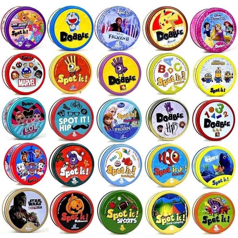 spot it เกมส์จับคู่ เกมส์การ์ด ฝึกสายตา ประลองความไว