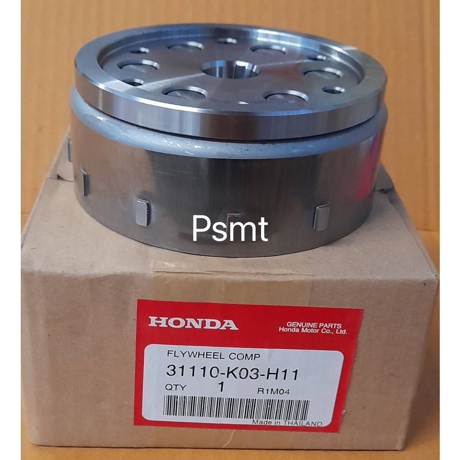 ล้อแม่เหล็กจานไฟ (รุ่นสาตาร์ทมือ) แท้ศูนย์ HONDA W110i (2011-2019) ราคา ถูกที่สุด ดีลบีเคเค