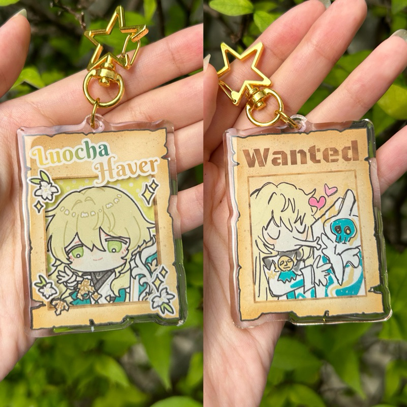 Enzumeii🌼Honkai Star Rail Wanted Poster Keychain พวงกุญแจป้ายประกาศจับ