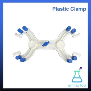 ที่จับบิวเรต พร้อมขาตั้ง Double Burette Clamp Stand อุปกรณ์วิทยาศาสตร์ ขาตั้งพร้อมแท่งเหล็กและฐานหินอ่อน