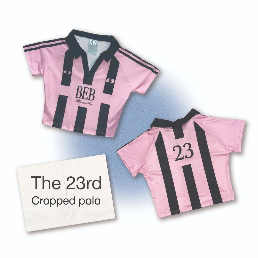 BEB CLUB - Pink crop polo คร็อปโปโลสีชมพู