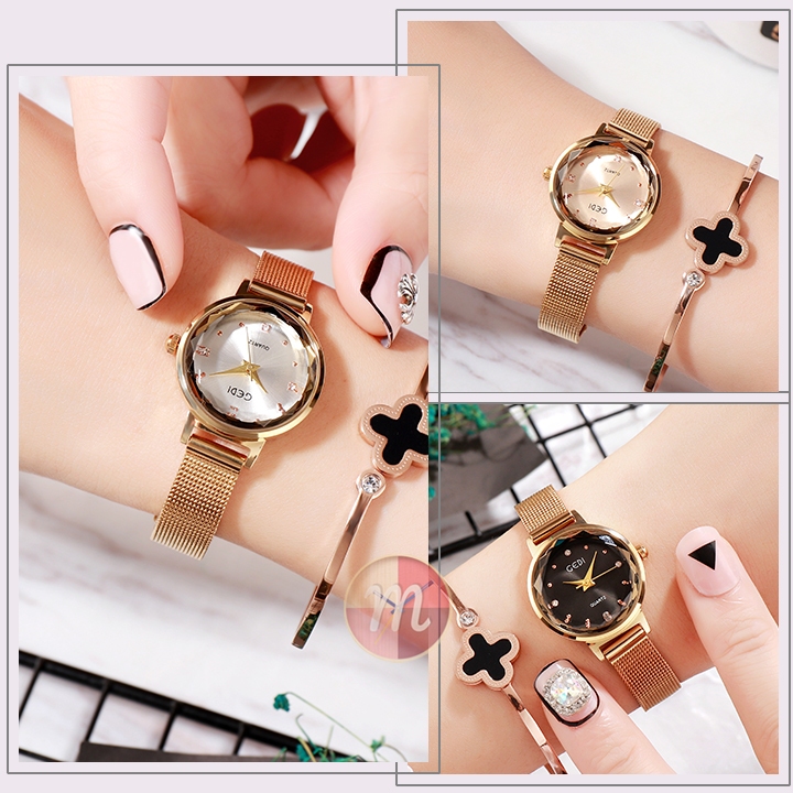 GEDI 6323 ขายดี!! ของแท้ 100% นาฬิกาแฟชั่น นาฬิกาข้อมือผู้หญิง - รูปที่ 2