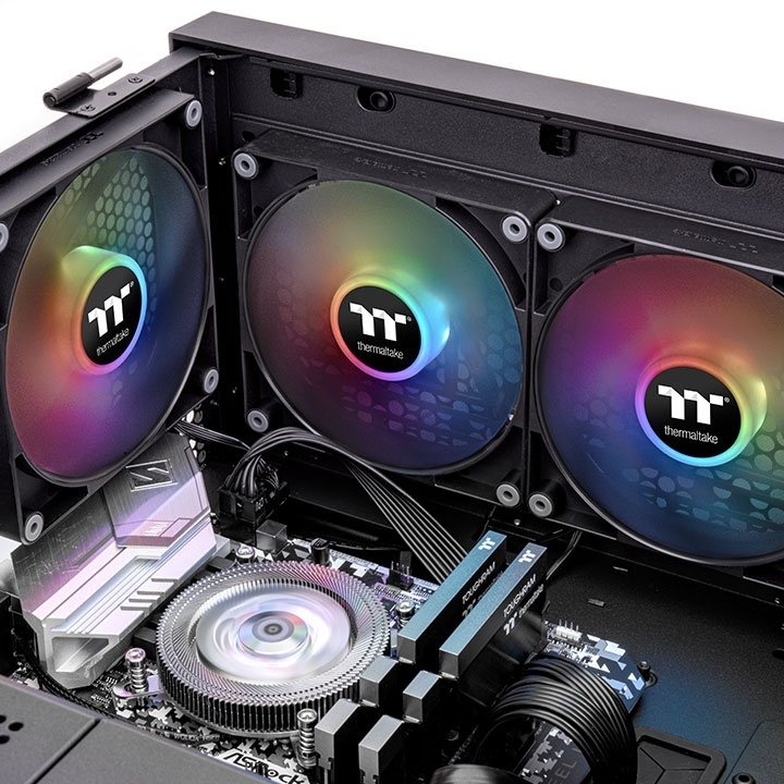 THERMALTAKE CT120 ARGB Sync PC Cooling Fan (2-Fan Pack) (CL-F149-PL12SW-A)