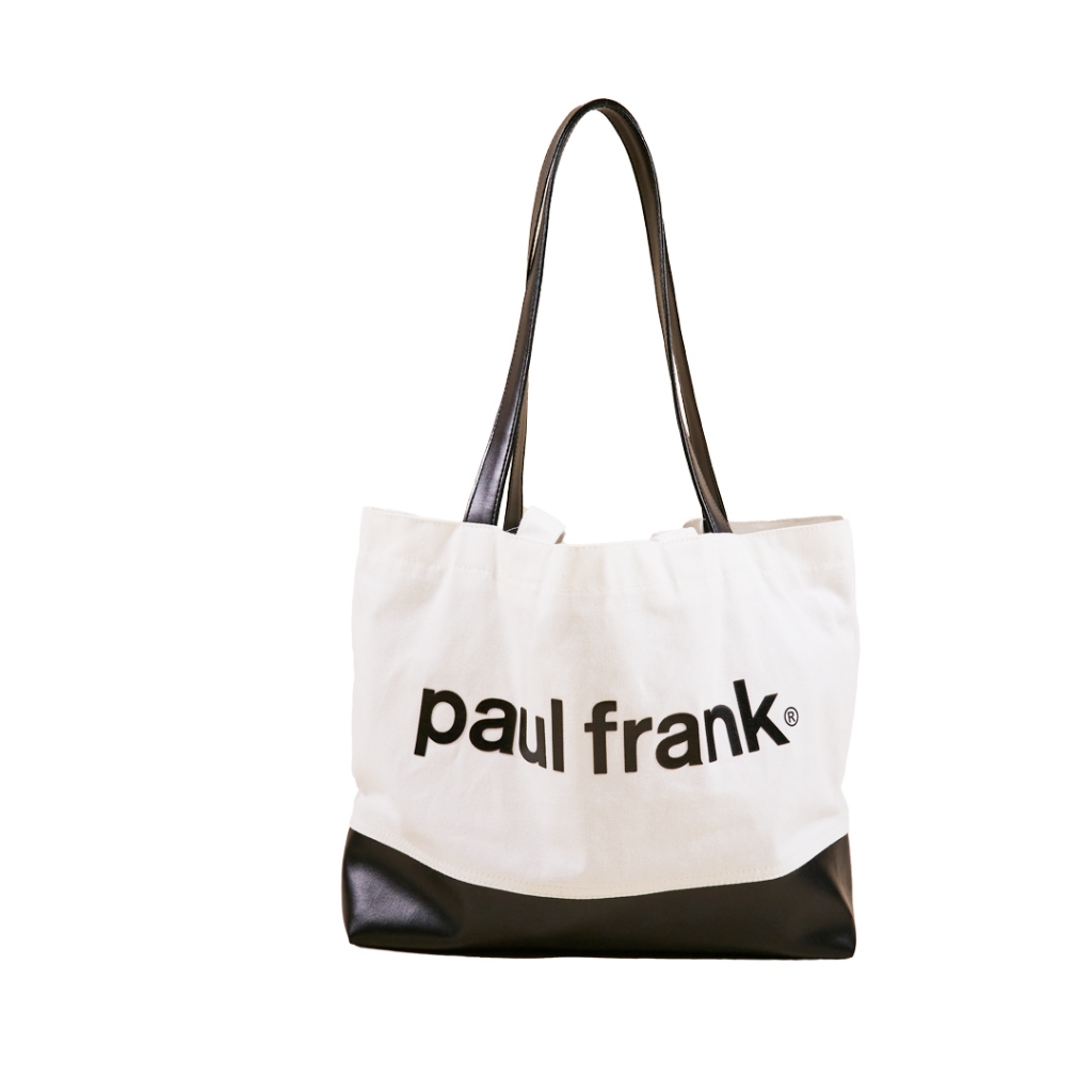 PAUL FRANK กระเป๋าผ้า WOMENS SIMPLY BLACK AND WHITE TOTE BAG