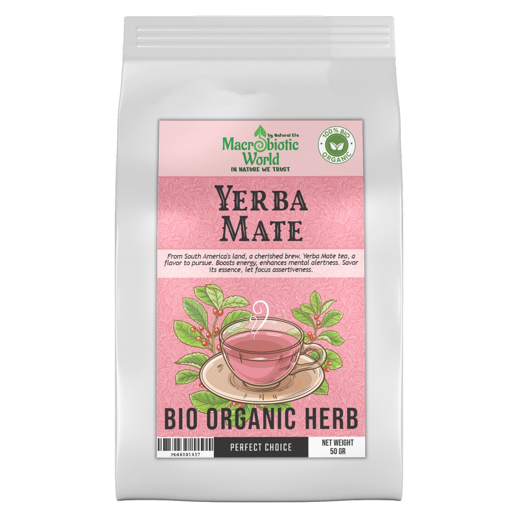 Organic/Bio Yerba Mate Herb Tea | ชาเยอร์บา เมต ออร์แกนิค 50g