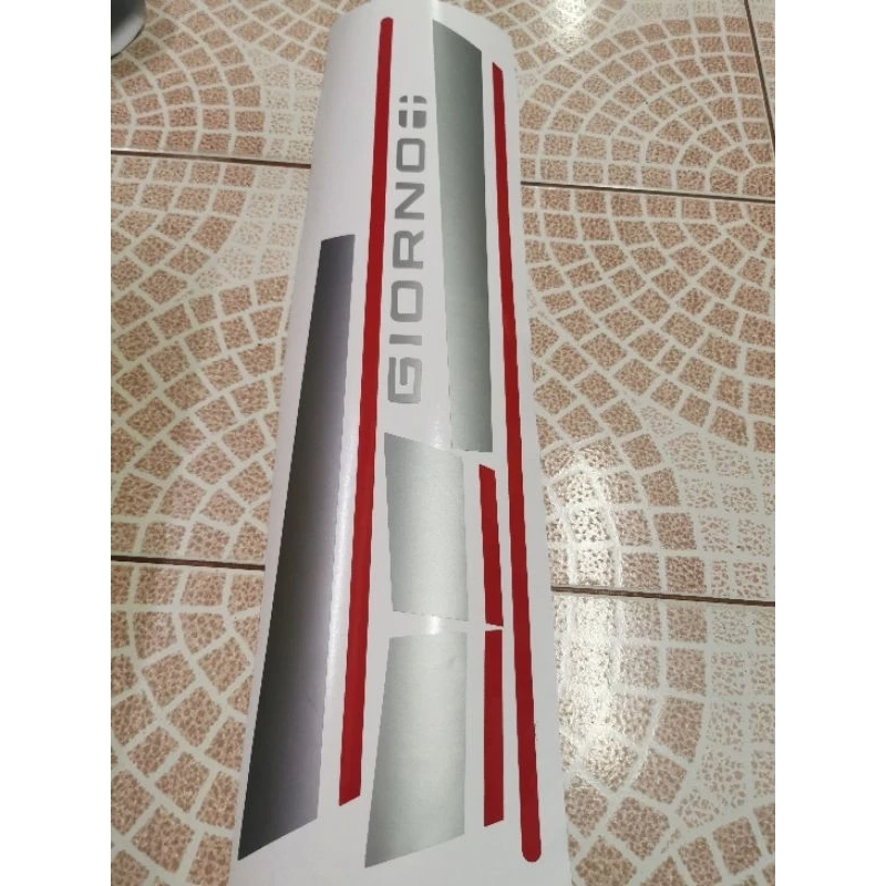 สติกเกอร์แต่งลายข้างรถ Giorno+ 125 ซ้ายขวา thumbnail 4