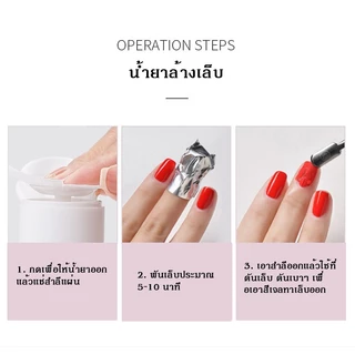 น้ำยาทำความสะอาดเล็บ AS 160mlน้ำยาทำความสะอาดเล็บน้ำยาล้างเล็บแบบกดน้ำยาทำความสะอาดเล็บน้ำยาล้างเล็บ
