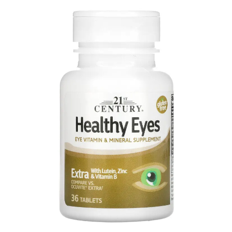 21st Century, Healthy Eyes, special formula, contains 36 tablets. (No.321)