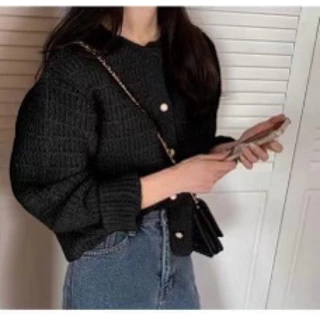PLEMEE Cardigan เสื้อไหมพรหมกันหนาวเนื้อนุ่มดีเทลลายสวยชัด🔥พร้อมส่ง