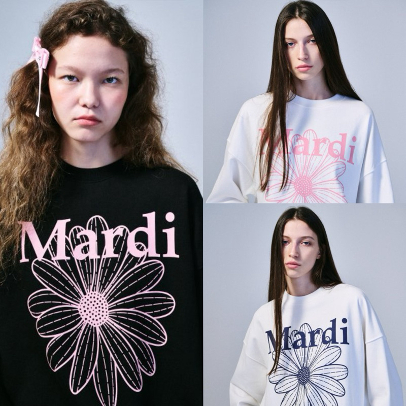 พรีออเดอร์ Mardi Mercredi รุ่น Sweatshirt Flowermardi