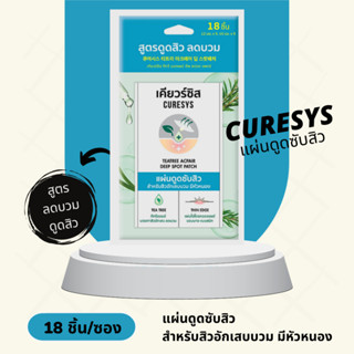 Curesys แผ่นแปะสิว แผ่นดูดซับสิว สูตรดูดสิว ลดบวม สิวอักเสบ …