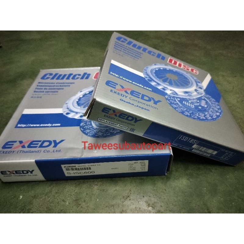 ชุดคลัช EXEDY D-MAX 10" 4JK1 4JJ1 4JH1 (ชุด2ชิ้น) S-ISC600+ISD185U