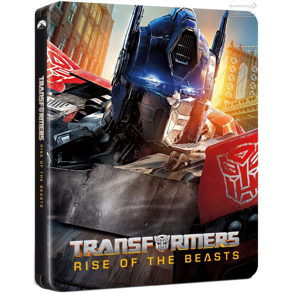 Transformers: Rise Of The Beasts /ทรานส์ฟอร์เมอร์ส: กำเนิดจักรกลอสูร (4K+Blu-ray Steelbook) (4K/BD มีซับไทย)
