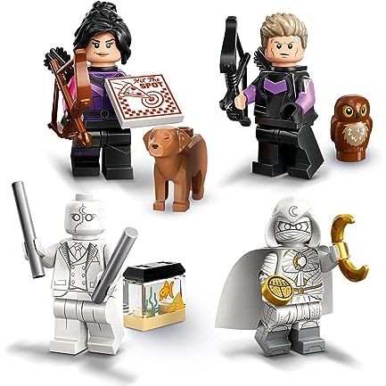 LEGO 71039 Minifigures Marvel Series 2, 1 of 12 Iconic Disney+ Show Characters to Collect in Each Mystery Bag, incl. Wolverine, Hawkeye, She-Hulk, Echo &amp; More (1 Piece - Style Picked at Random)
