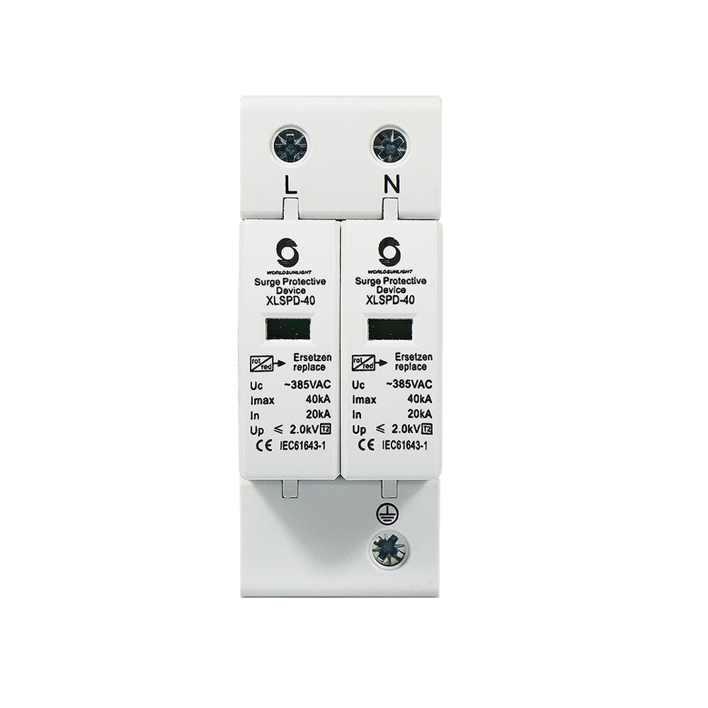 AC SPD  ~385VAC WORLDSUNLIGHT  (กันฟ้า) ใช้กับงานโซล่าเซลล์