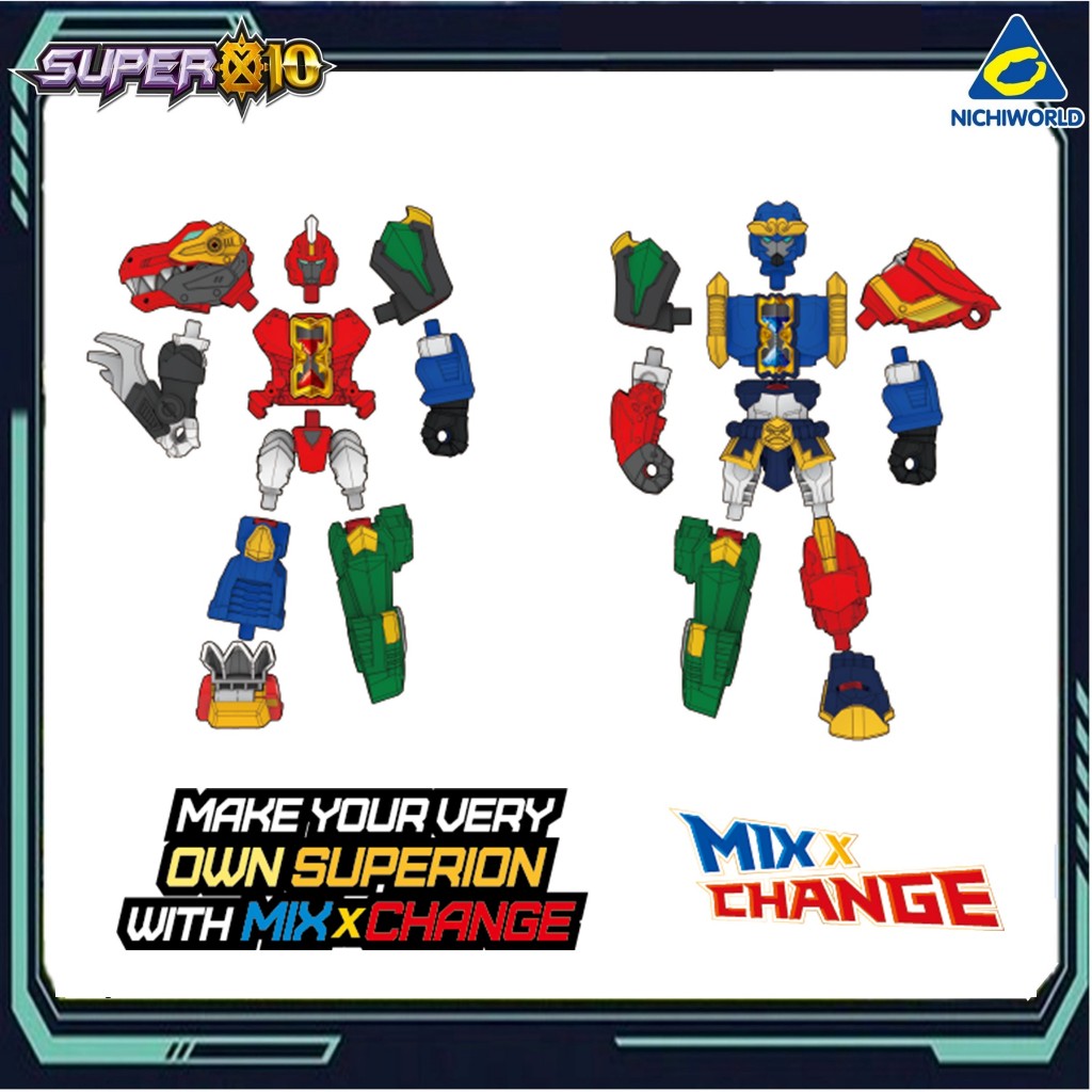 Super 10 Mix Change Tyrannus ซุปเปอร์เท็นหุ่นไทรันนัสประกอบแปลงร่าง รหัส SPT14065 — صورة 4