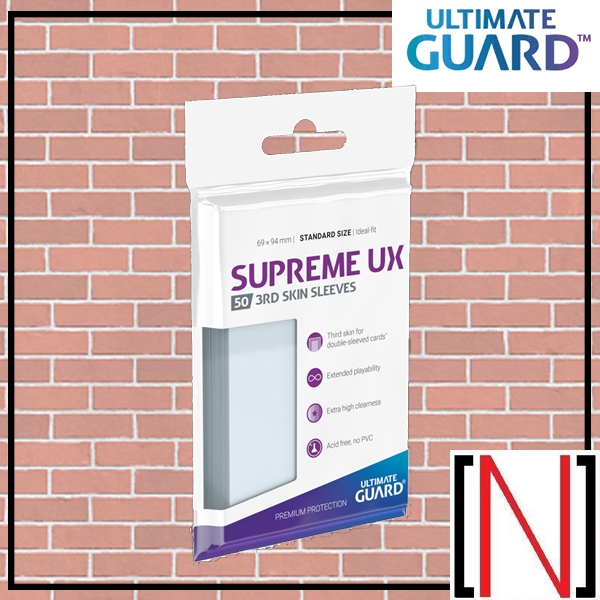 [Sleeve][ซองใส่การ์ด] ซองคลุม Ultimate Guard Supreme UX 3rd Skin Sleeves จำนวน 50 ใบ [MTG][Pokemon][Dragon shield]
