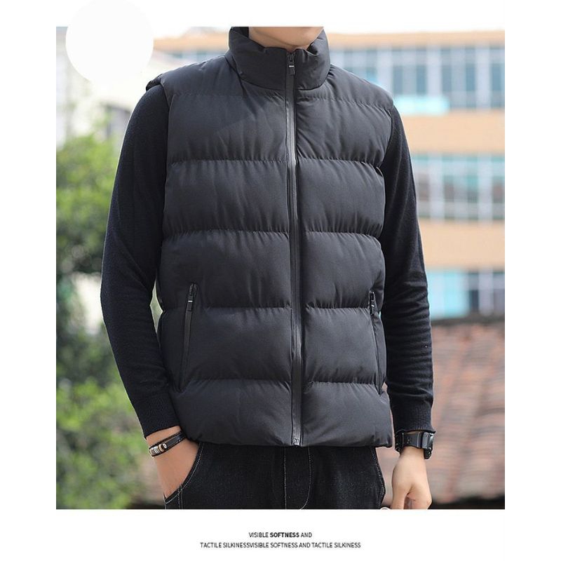 เสื้อกั๊กกันหนาว บาง เบา อุ่น (ผู้ชาย) ร้านในไทย - รูปที่ 2