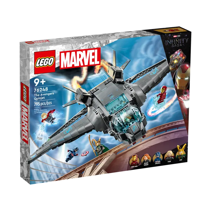 [พร้อมส่ง] LEGO 76248 The Avengers Quinjet ตัวต่อเลโก้ของแท้ ตัวต่อเสริมทักษะ ของใหม่ แกะเช็คของ Super Heroes
