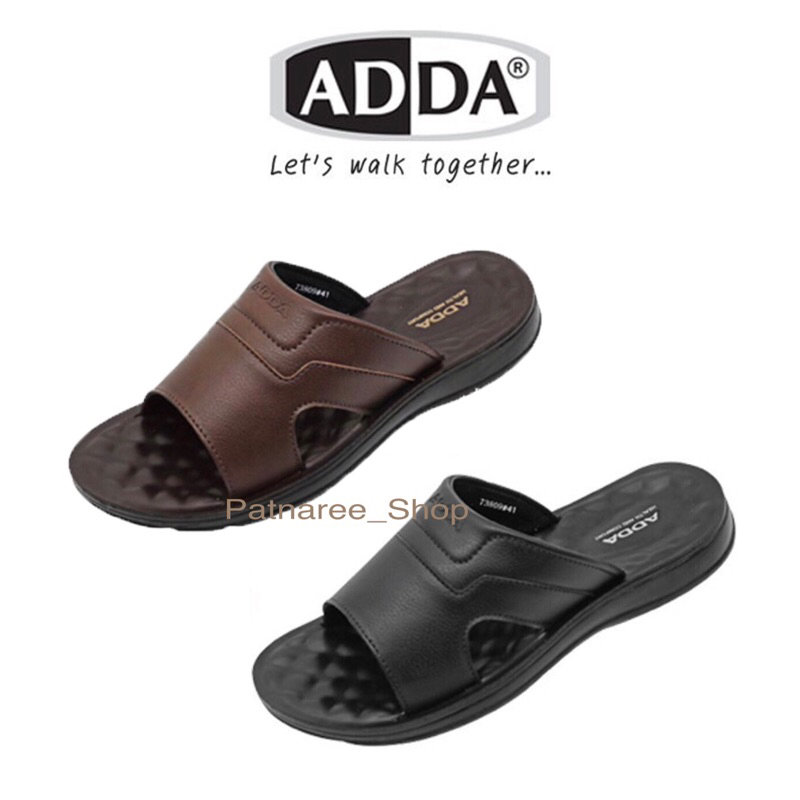 ⭐️พร้อมส่ง⭐️ADDA รุ่น 73809 ของแท้💯% รองเท้าแตะแบบสวม ไซส์ 39-43