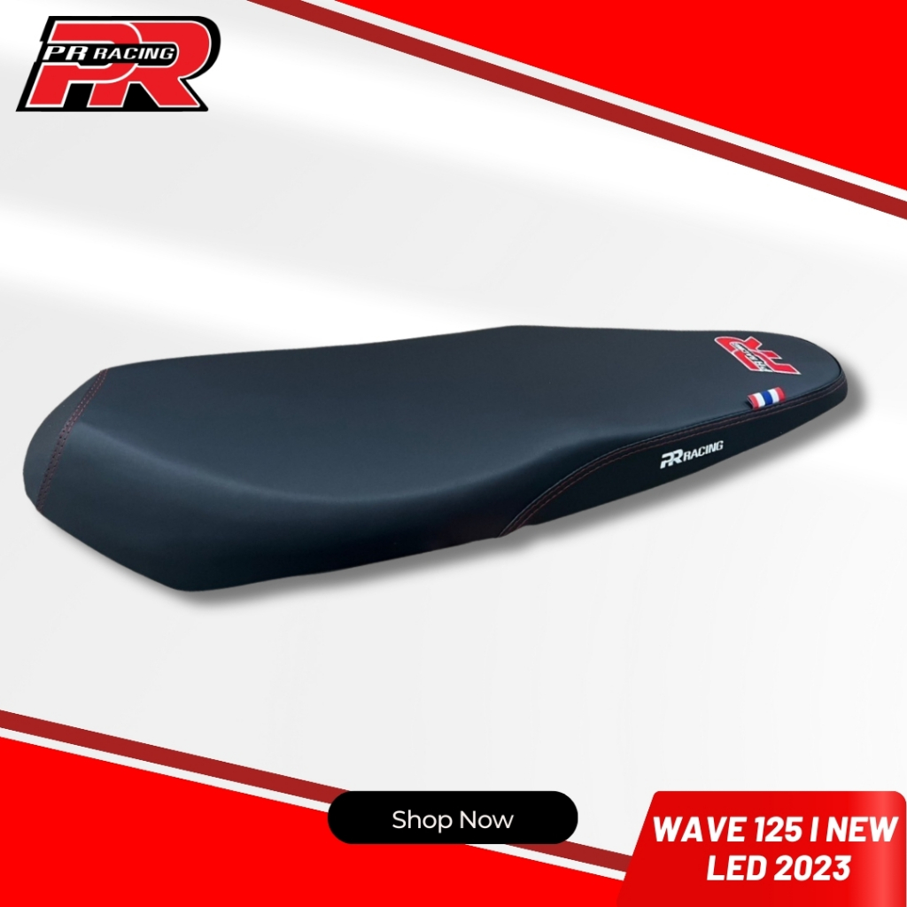 เบาะปาด Wave 125i NEW 2023 โลโก้ PR