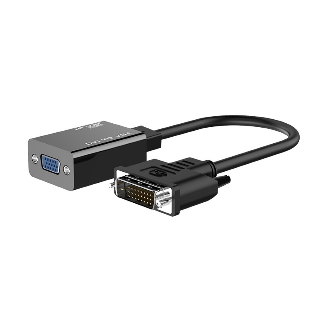 MT-VIKI DVI to VGA Cable อะแดปเตอร์ DVI-D HDMI VGA DVI2VGA HDMI2VGA DVI2HDMI HDMI2DVI 1080p MT-D01