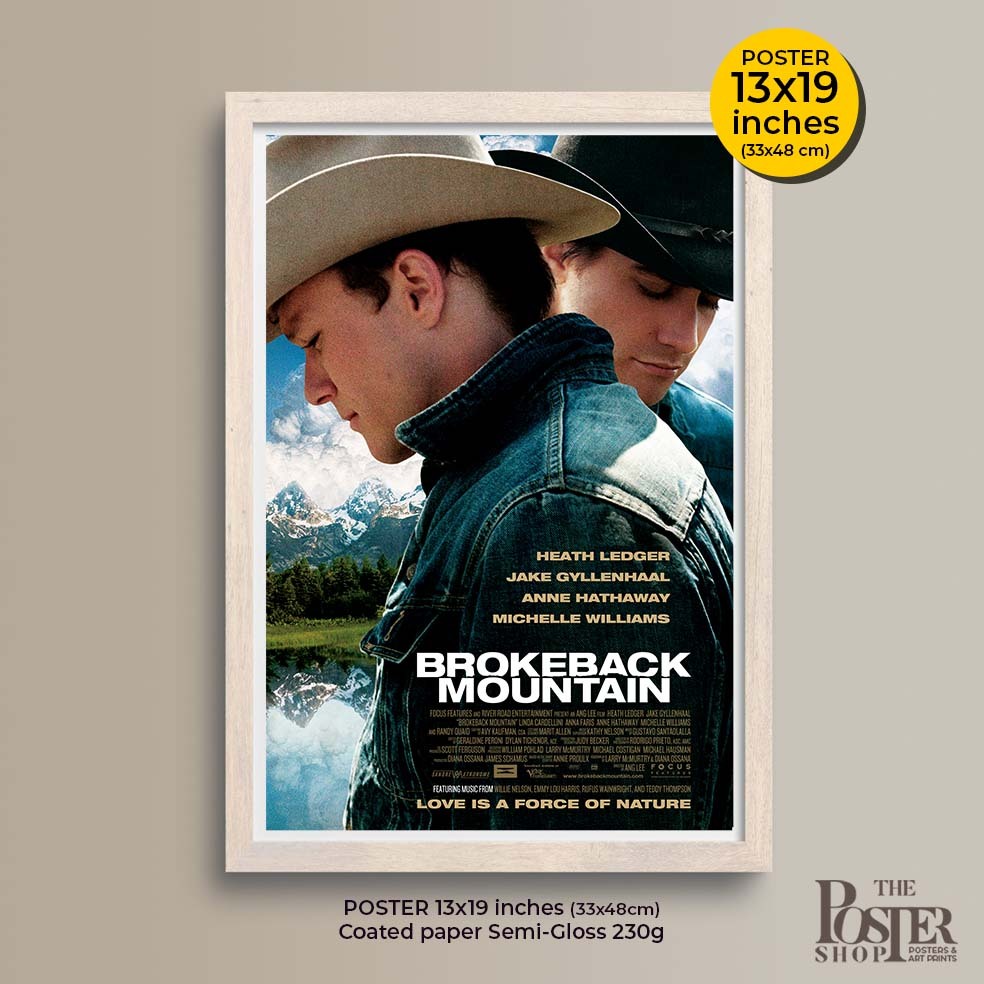 Brokeback Mountain Poster ภาพขนาด 33X48 cm