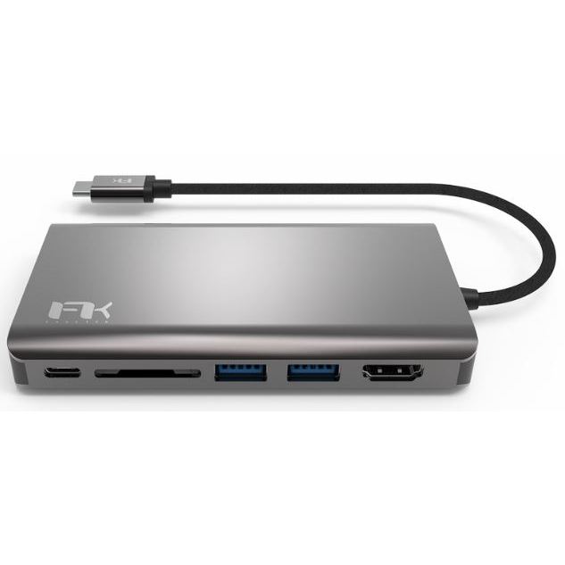 FEELTEK PORTABLE 8 IN 1 USB-C HUB