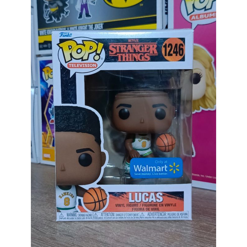 Funko Pop! : Stranger Things Season 4 - Lucas With Jersey [ กล่องสินค้า - 8/10 ]