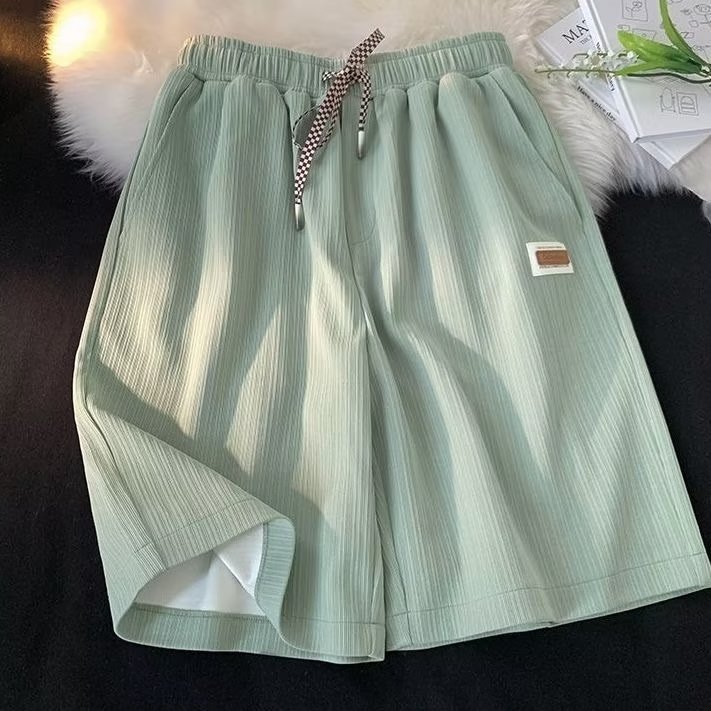 Se7en Shop กางเกงขาสั้นลำลองทรงหลวมแฟชั่นผู้หญิง