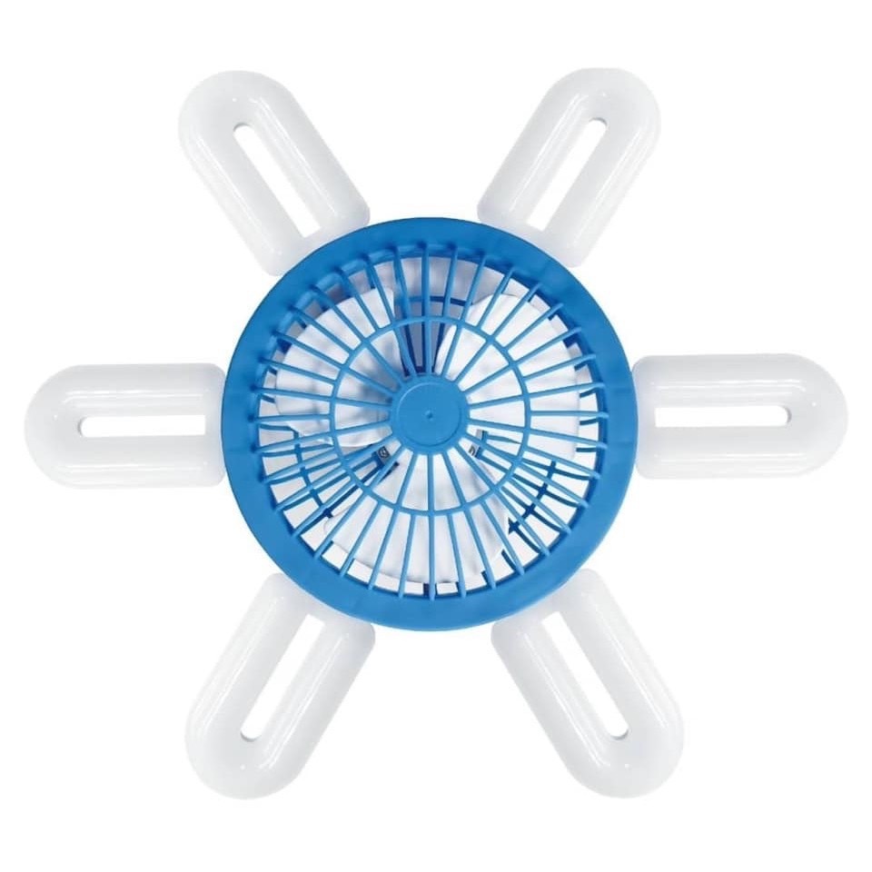 JMF หลอดไฟพัดลม รุ่น JMF-FAN105W หลอดไฟ LED พัดลมเพดานพร้อมไฟ แบบมีพัดลมในตัว ขั้ว E27