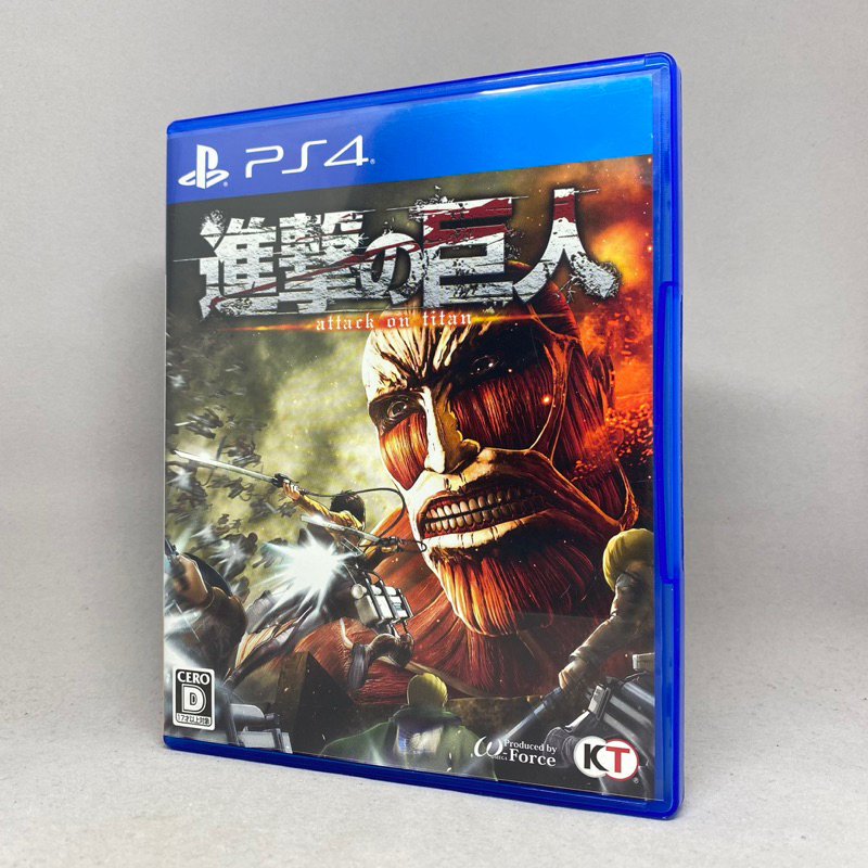 Attack on Titan Shingeki no Kyojin (PS4) | PlayStation 4 | แผ่นแท้เกมเพลสเตชั่นสี่ | Zone 2 | Japan | ใช้งานปกติ