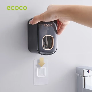 [พร้อมส่ง]ECOCO ที่เก็บแปรงสีฟัน แบบติดผนัง ที่บีบยาสีฟัน ในห้องน้ำ ติดตั้งง่าย ชั้นวางของในห้องน้ำ E1922