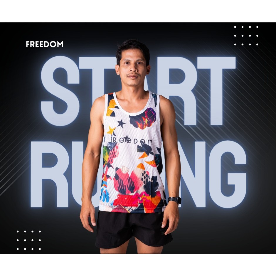 เสื้อวิ่ง Freedom - Sport Studio (กล้าม-Freedom)