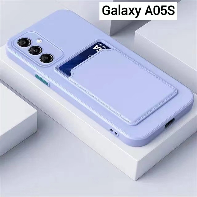 Galaxy A25 5G(พร้อมส่งในไทย)เคสTPU​นิ่ม​สีพาสเทลแบบคลุมกล้องใส่นามบัตรได้Samsung Galaxy A15/Galaxy A05/Galaxy A05S