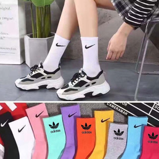 ถุงเท้ากีฬา AD#NKข้อยาว🔥（มี2แบบให้เลือก）🔥ใส่ได้ทั้งชาย/หญิง …