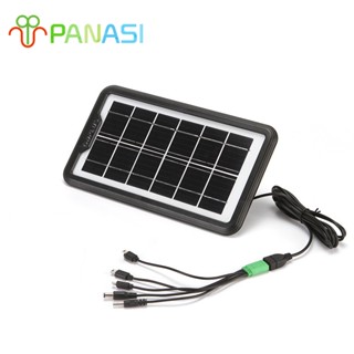 Panasi แผงโซล่าเซลล์ Solar แบตเตอรี่สำรอง แผงโซล่า 9 วัตต์สำ…