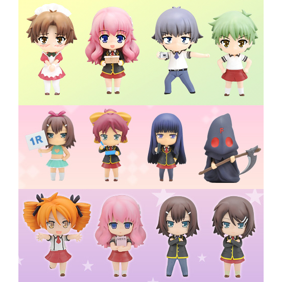 [ฟิกเกอร์แท้] Nendoroid Petit: Baka to Test to Shoukanjuu – Vol.1-3 – Aki / Mizuki / Hideyoshi / Shouko / Minami (SEGA)
