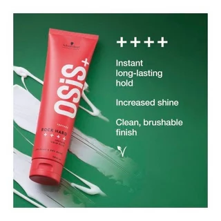 ของแท้ แพ็คเกจใหม่ Schwarzkopf Osis Rock Hard Instant Hold Glue 150 ml.ชวาร์สคอฟ โอซิส ร็อค ฮาร์ด Osis Rock Hard