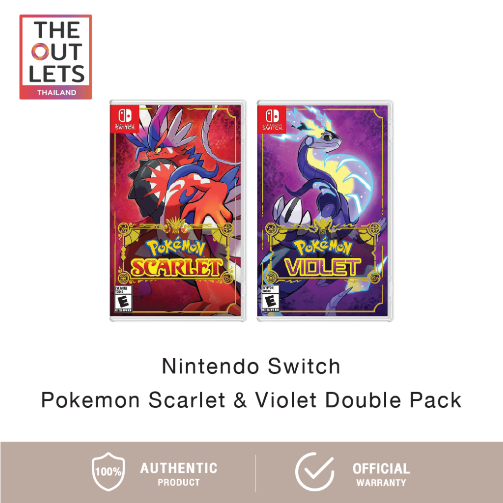 Nintendo Switch : Pokemon Scarlet & Violet แผ่นเกม นินเทนโด้ว สวิช
