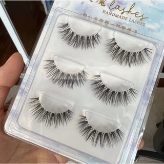ขนตาปลอม รุ่น KATE ขนตาปลอม 3D ความยาว 14 mm. ยาวนุ่ม ไม่แข็ง เป็นธรรมชาติ ขนตาปลอมแกนเอ็นบางใส