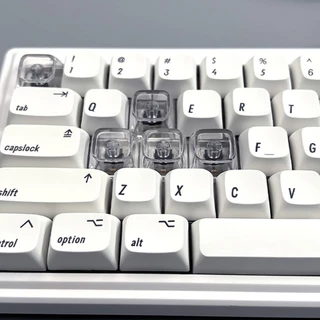 Keycaps ใสคริสตัล XDA สะท้อนแสง ปุ่มคีย์บอร์ด คีย์แคปแต่ง 1ชิ้น