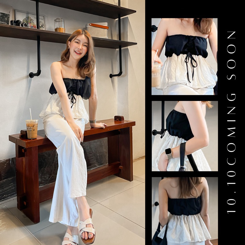 Solve.official - Charcoal two-tone top