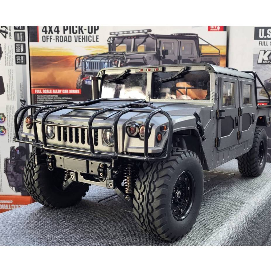 รถบังคับไฟฟ้า HG 1/10 P415A RC Pro Off-Road 4X4 Hummer Pick-Up Crawler รถบังคับ ระบบไฟ และเสียง/ควัน