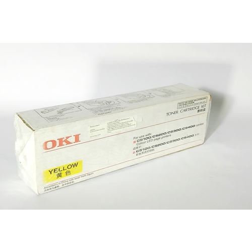 TN C5100-Y สีเหลือง OKI 42127409 หมึกโอกิ แท้ C5100 C5200 C5300 C 5400 C7200n Sale ตามสภาพ
