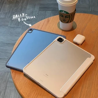 ⚡พร้อมส่ง⚡เคส iPad Air8 Gen11 Pro11 2024 Gen12 Acrylic ช่องเก็บปากกาซ้าย case ipad Gen9 Air6/7 11 13