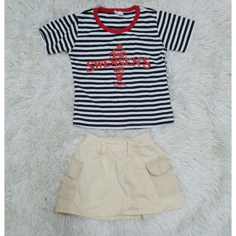 ชุดอาชีพเด็ก ชุดสาว Swensen's เซท2ชิ้น ค่า